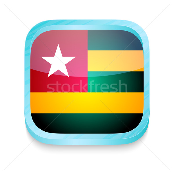 Smart phone button with Togo flag Stock photo © lirch