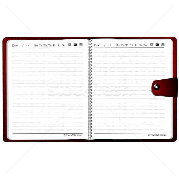 Stock photo: Note book