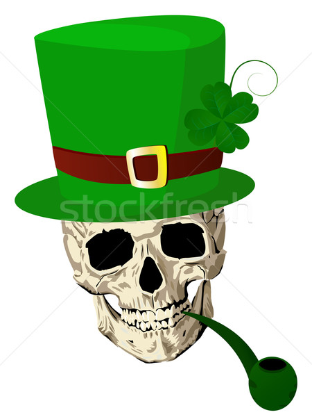St.Patrick skull Stock photo © lirch