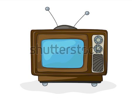 Retro style tv Stock photo © lirch