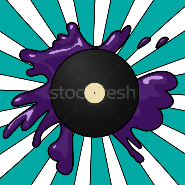 Foto stock: Vinil · pop · estilo · registro