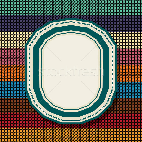 Retro style vintage label 2 Stock photo © lirch