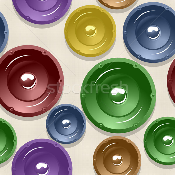Głośniki wzór kolorowy streszczenie sztuki Zdjęcia stock © lirch