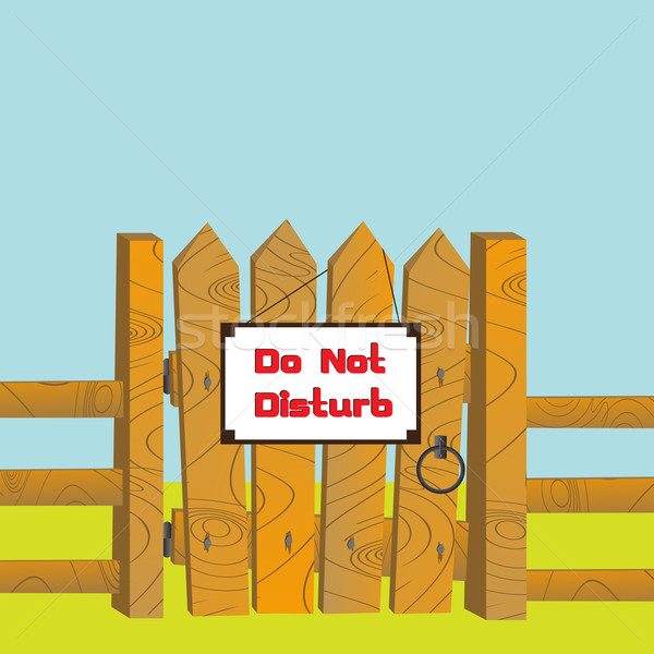 Do no disturb Stock photo © lirch