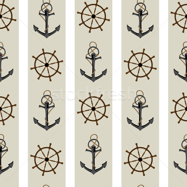 Stock photo: Navy pattern