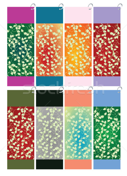 закладка набор восемь текстуры аннотация краской Сток-фото © lirch