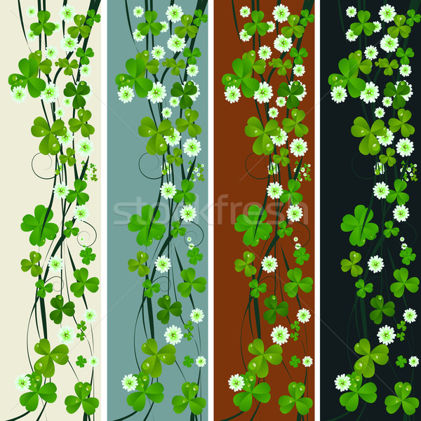 Vertical headers with St. Patrick Stock photo © lirch