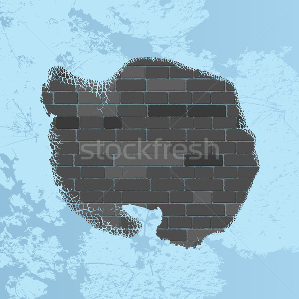 Stockfoto: Muur · kaart · muur · werk · aarde · ruimte