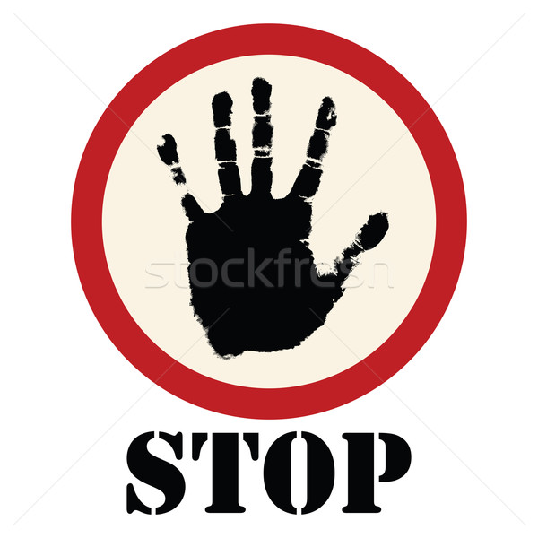 Stop sign  Stock photo © lirch