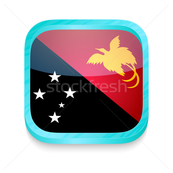 Smart phone button with Papua New Guinea  flag Stock photo © lirch