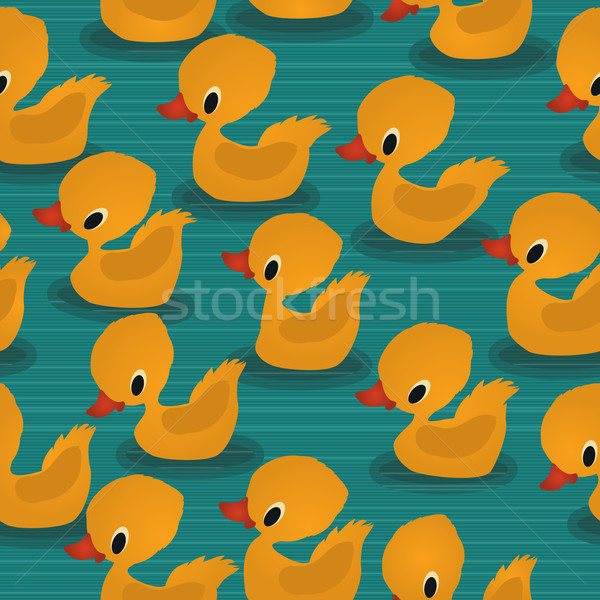 Baby ducks pattern Stock photo © lirch