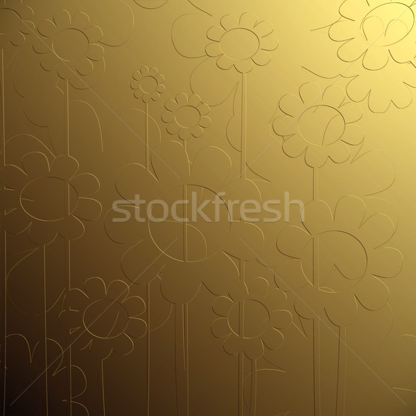 bas relief floral  Stock photo © lirch