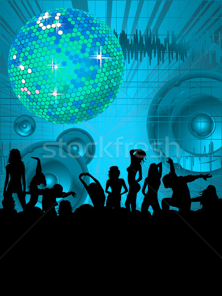 Dance party layout Stock photo © lirch