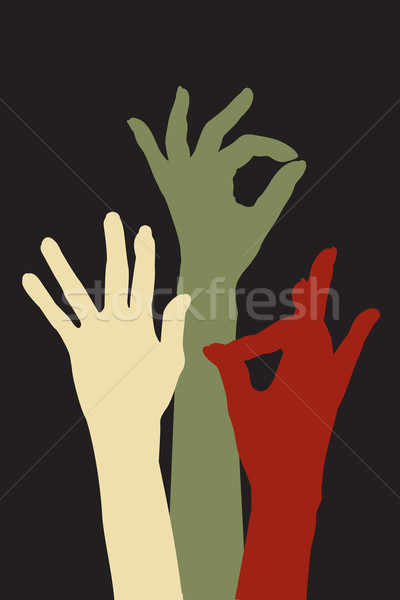 рук принятие женщины Сток-фото © lirch