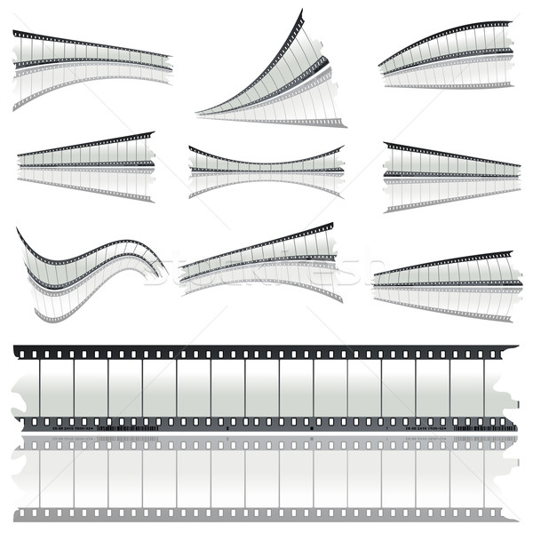 Stock photo: Negative film strips