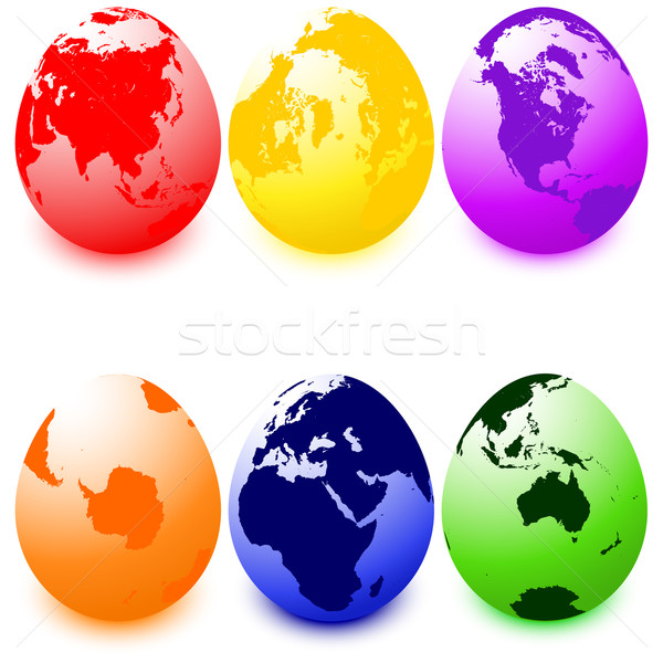 Easter eggs  Stock photo © lirch