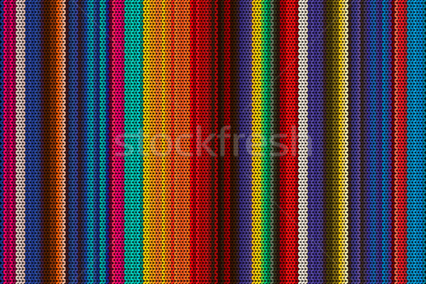 Knitted poncho Stock photo © lirch