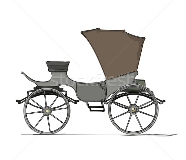 Stock photo: Royal horse carriage
