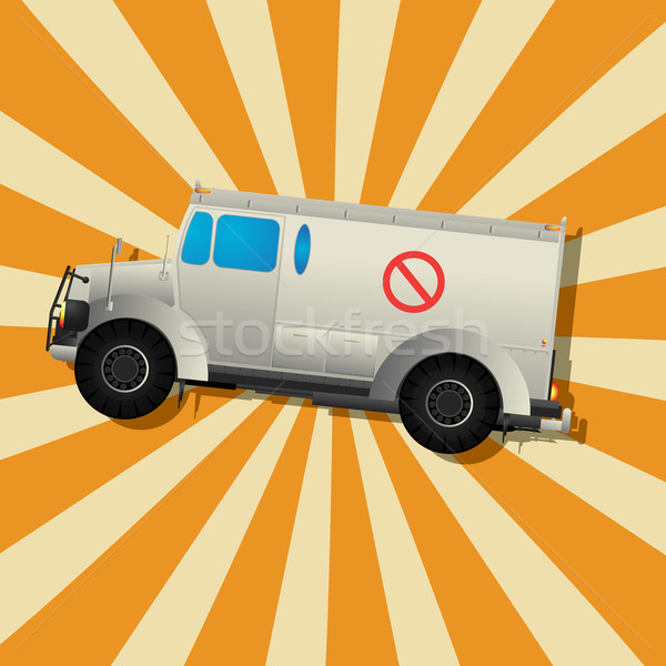 The fantastic armored truck Stock photo © lirch