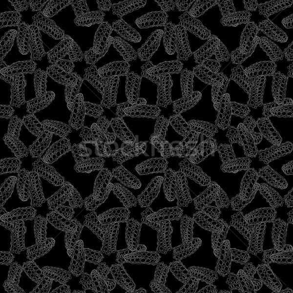 Monochrome starfish pattern Stock photo © lirch