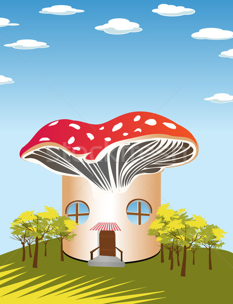 mushroom house Stock photo © lirch