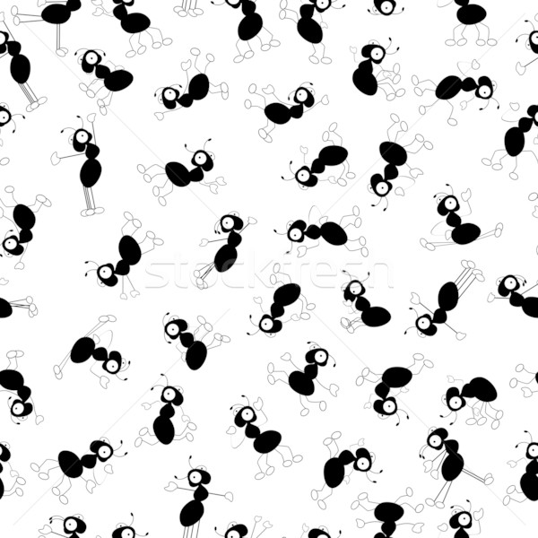 Ants pattern seamless Stock photo © lirch