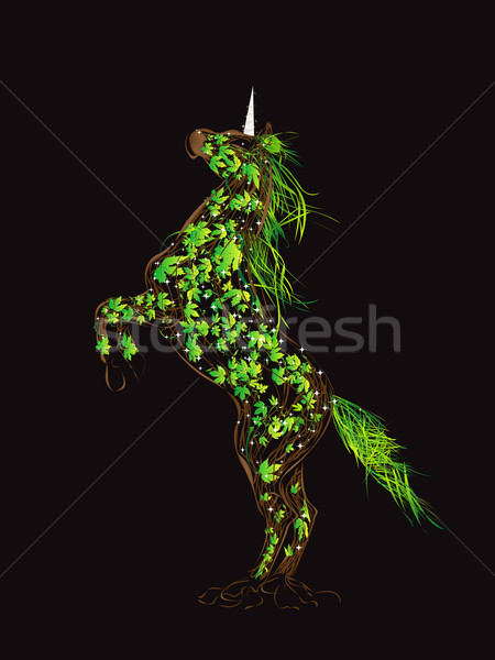 Fairytale unicorn Stock photo © lirch