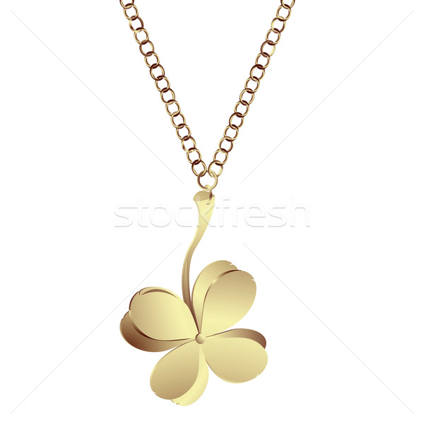 Golden pendant Stock photo © lirch