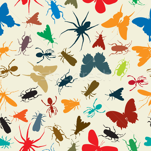 Insects pattern Stock photo © lirch