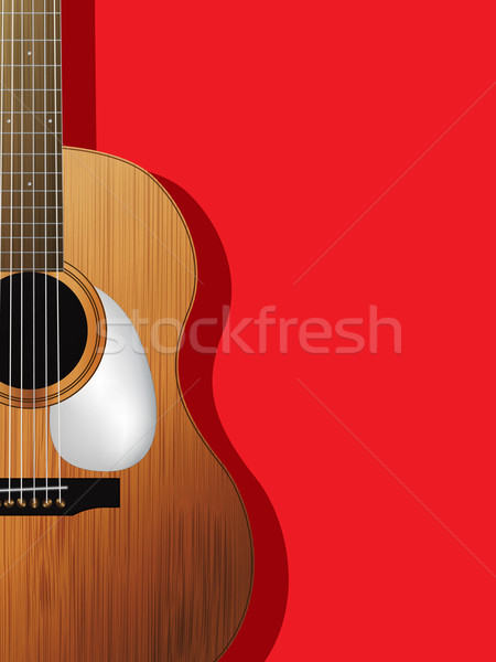 Stok fotoğraf: Gitar · soyut · müzik · klasik · bo · imzalamak