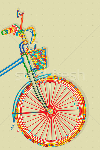 Bicycle card Stock photo © lirch