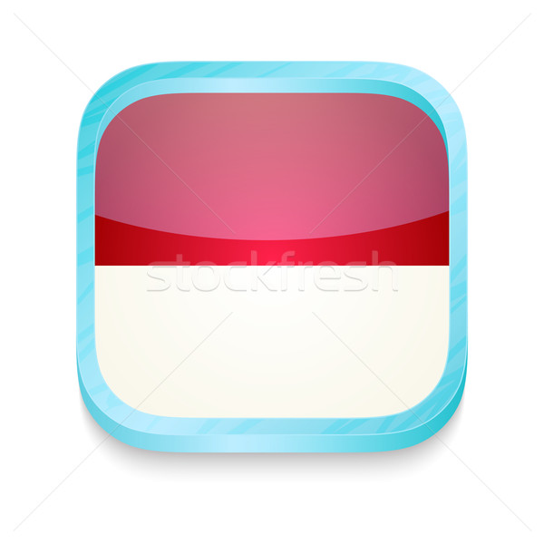Smart phone button with Monaco flag Stock photo © lirch