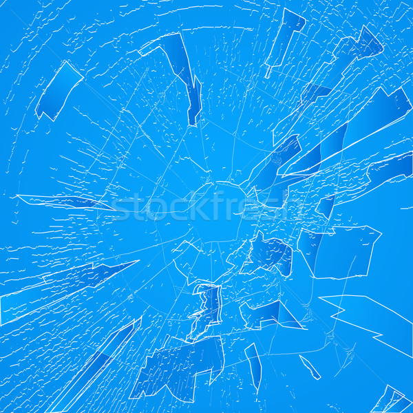 Parbriz crăpa crapat fereastră textură proiect Imagine de stoc © lirch
