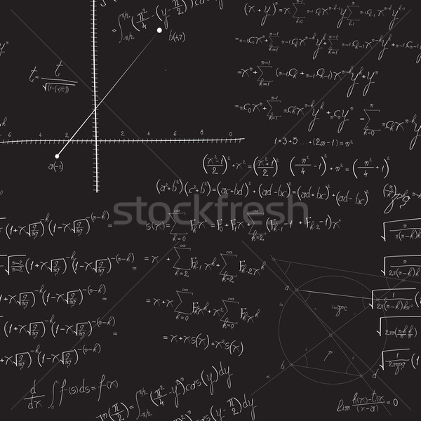 Mathematische Schule Zeichen schriftlich Wissenschaft Stock foto © lirch