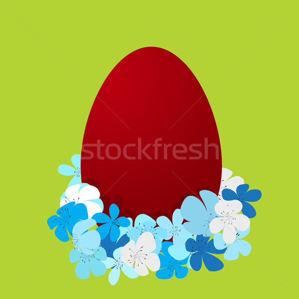 Easter red egg Stock photo © lirch