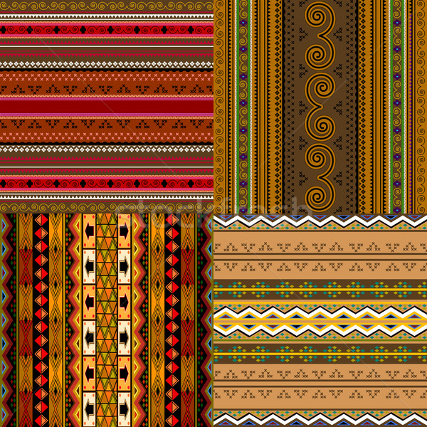 Decorative African patterns Stock photo © lirch