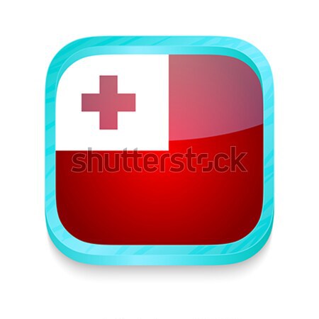 Smart phone button with Tonga flag Stock photo © lirch