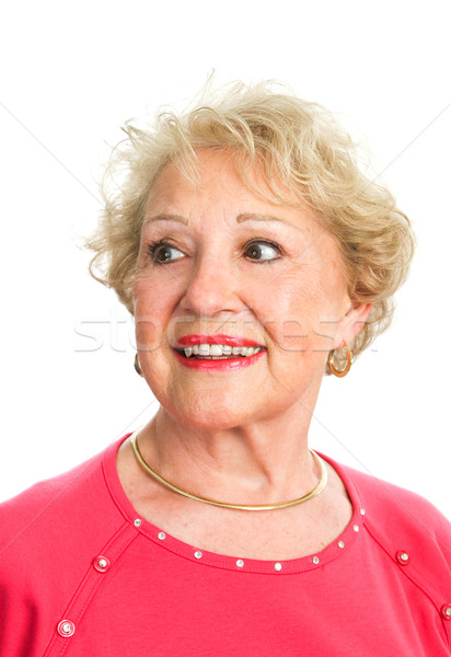 Beautiful Senior Lady Looking Away Stock photo © lisafx