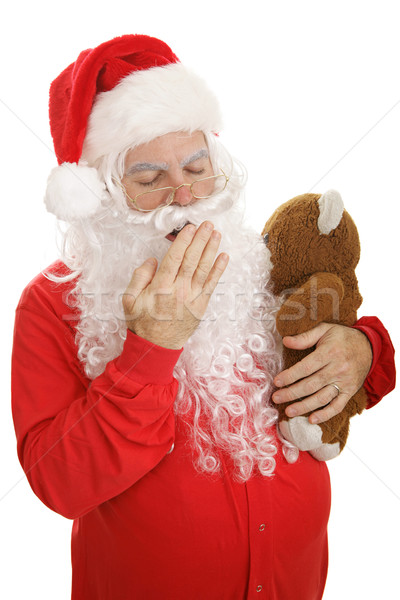 Sleep Santa Yawns Stock photo © lisafx