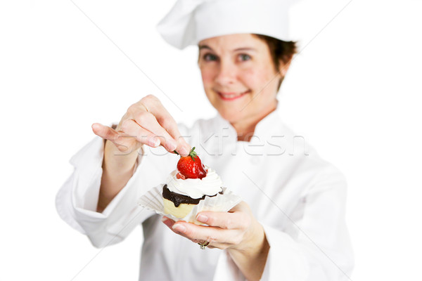 Baker - Finishing Touch Stock photo © lisafx