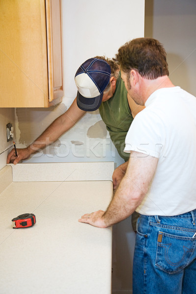 Contractors and Kitchen Counter Stock photo © lisafx