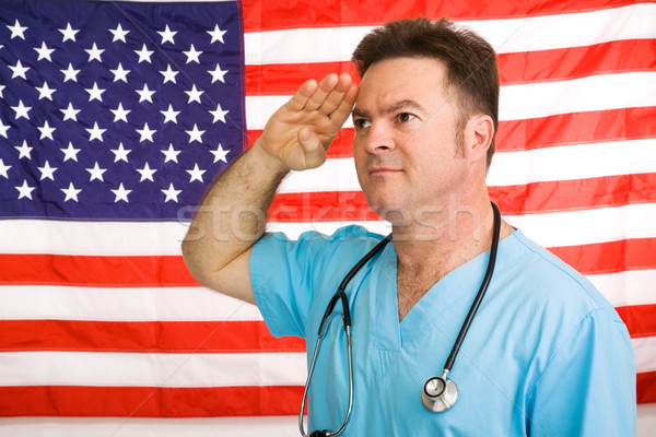 American Medic Salutes  Stock photo © lisafx