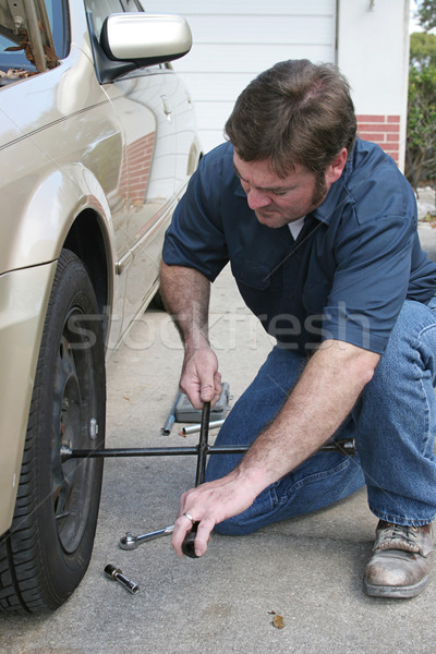 Changing Tire Stock photo © lisafx