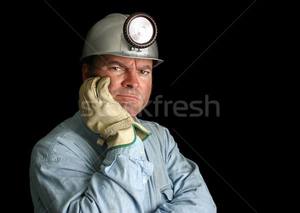 Disgruntled Mine Worker Stock photo © lisafx