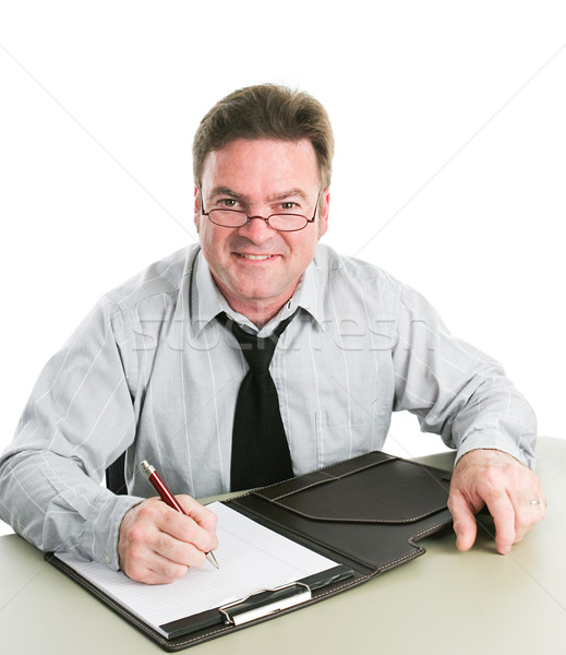 Friendly Job Interviewer Stock photo © lisafx