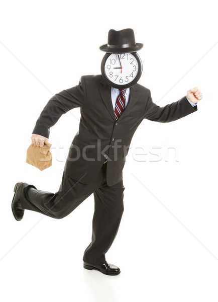 Businessman - Late for Lunch Stock photo © lisafx