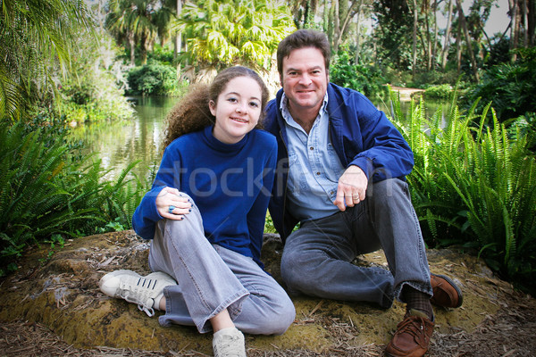 Fathers Day Together in Nature Stock photo © lisafx