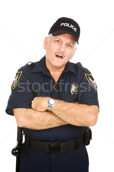 Police Officer - Amazed Stock photo © lisafx