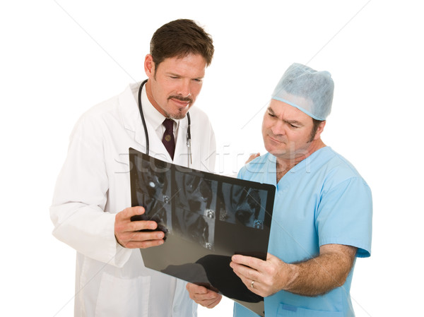 Doctors Review MRI Results Stock photo © lisafx