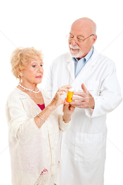 Questioning the Pharmacist Stock photo © lisafx